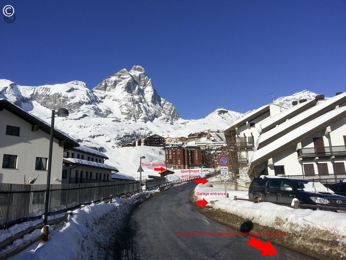 Breuil Cervinia Near Funicular Apartment With Private Garage Екстериор снимка